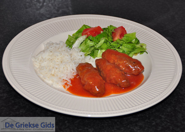 Soutzoukakia - Griekse gehaktrolletjes